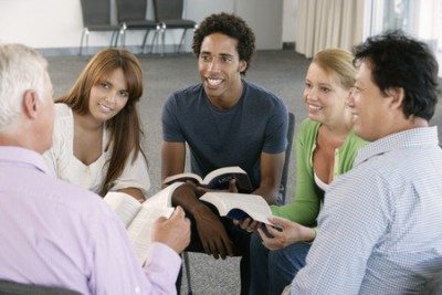 42164187 - meeting of bible study group
